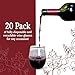 Reli. Reli 12oz Disposable Wine Glasses GoldRim 20 Pack Stemless Crystal Clear Reusable Recyclable BPAFree FoodGrade Plastic Shatterproof Party Cups for Juices Cocktails Whiskey Any Occasion - Image 4