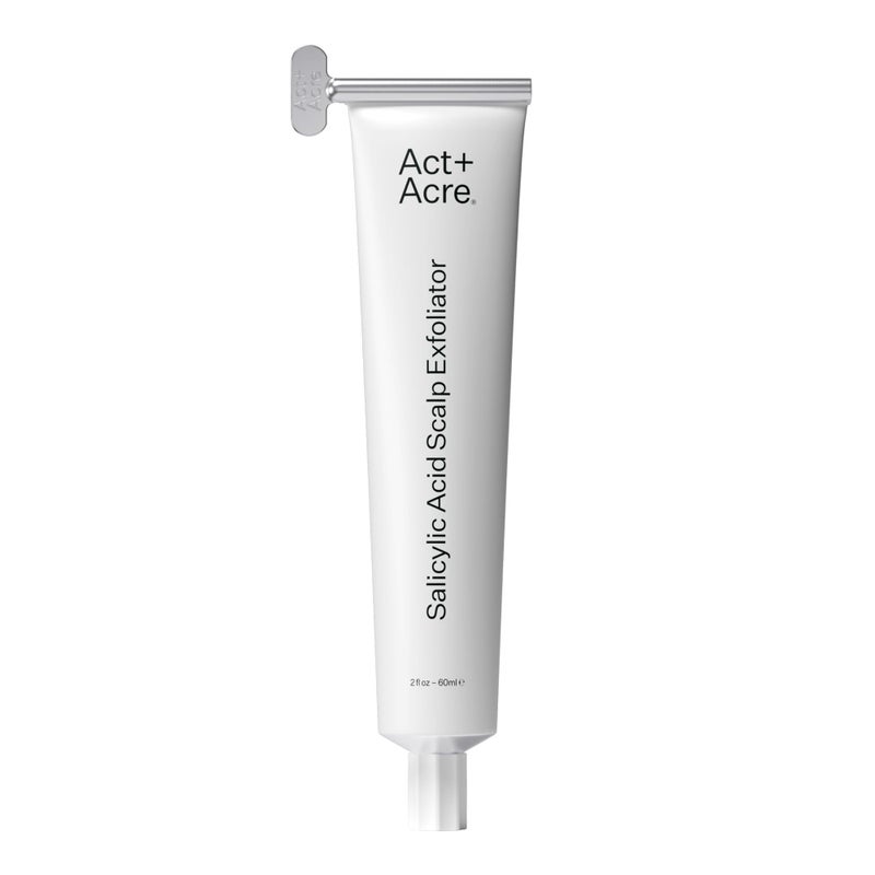 Act+Acre ACT+ ACRE Scalp Exfoliator, Cold Processed BHA Salicylic Acid, Plant Based, Relief for Dry Itchy Scalp, Exfoliating Mask for Oily Hair, 2 Fluid Ounces - Image 1