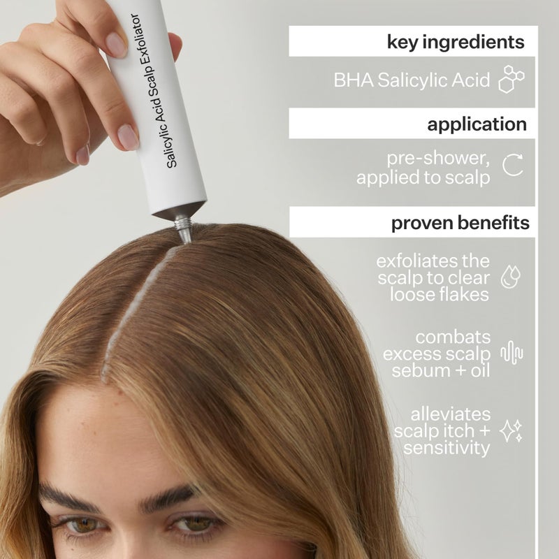 Act+Acre ACT+ ACRE Scalp Exfoliator, Cold Processed BHA Salicylic Acid, Plant Based, Relief for Dry Itchy Scalp, Exfoliating Mask for Oily Hair, 2 Fluid Ounces - Image 2
