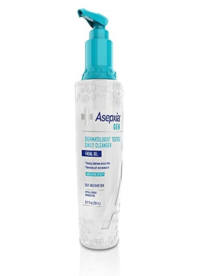 Asepxia Gen Daily Facial Cleanser For Oily Skin, 6.7 Ounce - Image 1