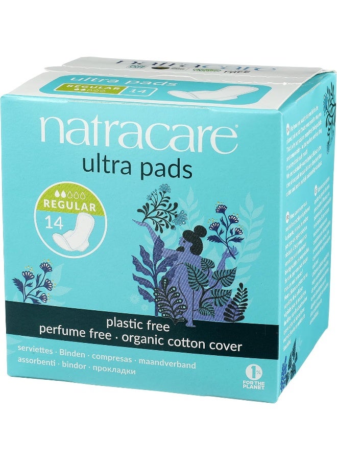 Natracare Organic And Natural Ultra Pads with Wings Regular - 2 x Packs of 14 (28 Pads) - Image 3