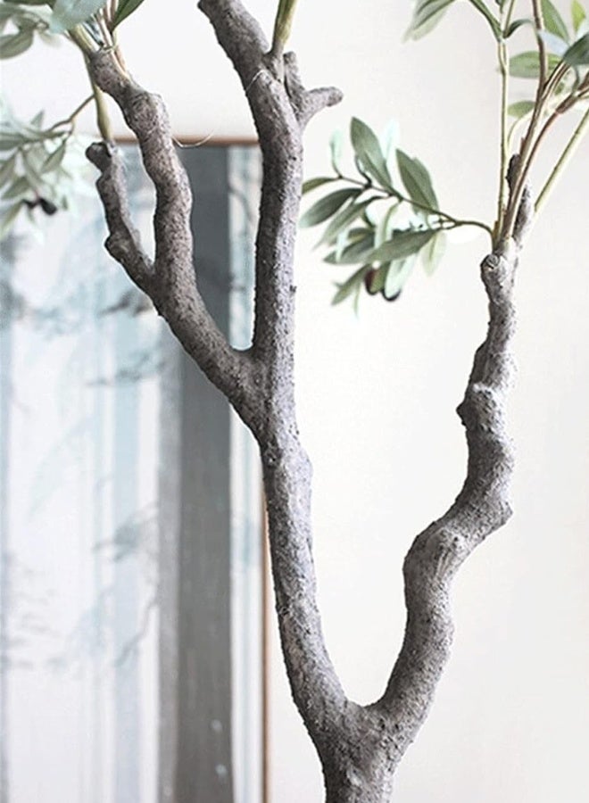 Elegant Artificial Olive Tree with Realistic Leaves & Black Fruits | Low-Maintenance Mediterranean Decor for Home, Office & Indoor Spaces - Image 5