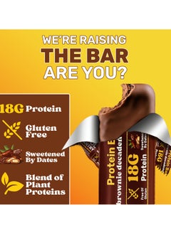 Soul Pantry Brownie Decadence Protein Bar with Plant-Based Protein, Gluten-Free, No Artificial Additives, High Protein Power Punch Chocolate Waffle (Pack of 6)  - Image 5
