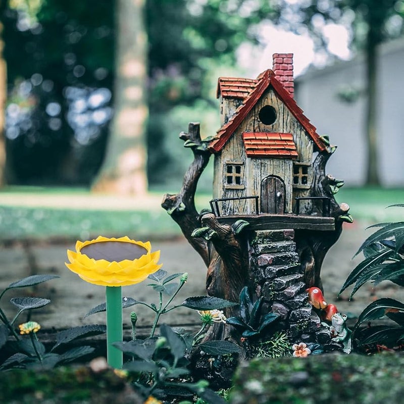 Solar Powered Outdoor Wireless Speaker Portable Garden Weatherproof Buddha Songs Player - Image 5