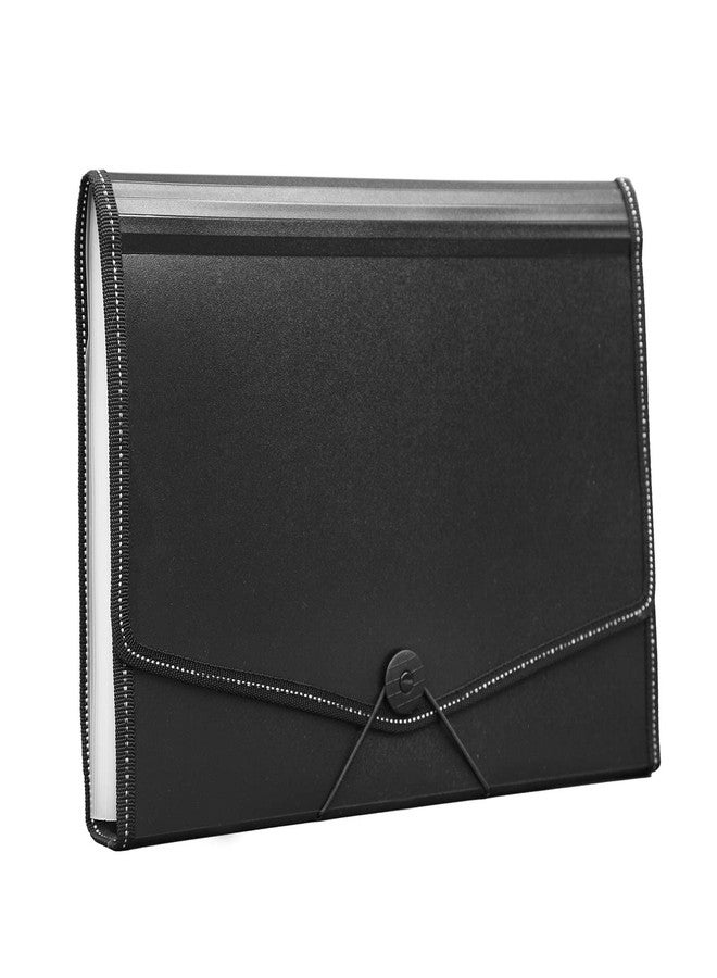 سولو ملف سولو قابل للتوسيع بـ 12 جيبًا بحجم A4 - منظم مستندات قوي ومتين مع إغلاق مطاطي، وعلامات فهرسة، وأقسام قابلة للتوسيع | مثالي للتخزين في المكتب والمدرسة والمنزل - Image 1