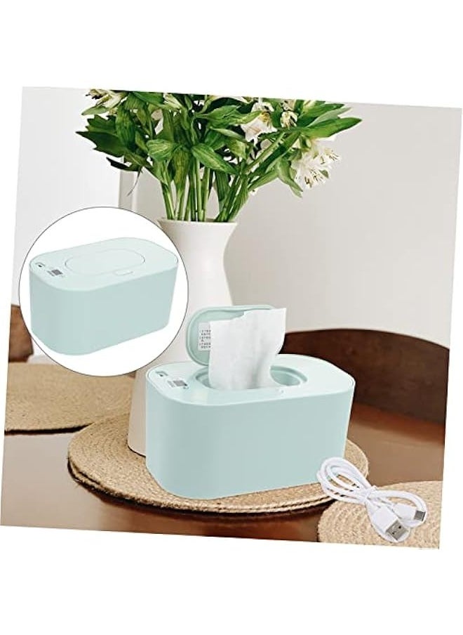ماركة غير محددة 1 Set Portable USB Baby Wipe Warmer Storage Box Heating Box Newborns Travel Friendly Wipe Dispenser Adjustable Temperature Control  - Image 4