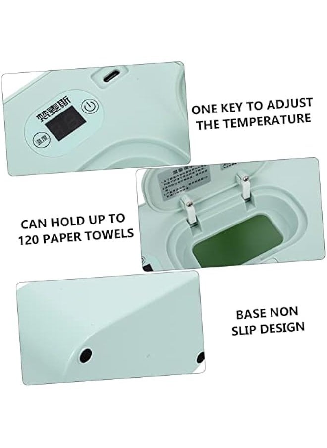 ماركة غير محددة 1 Set Portable USB Baby Wipe Warmer Storage Box Heating Box Newborns Travel Friendly Wipe Dispenser Adjustable Temperature Control  - Image 2