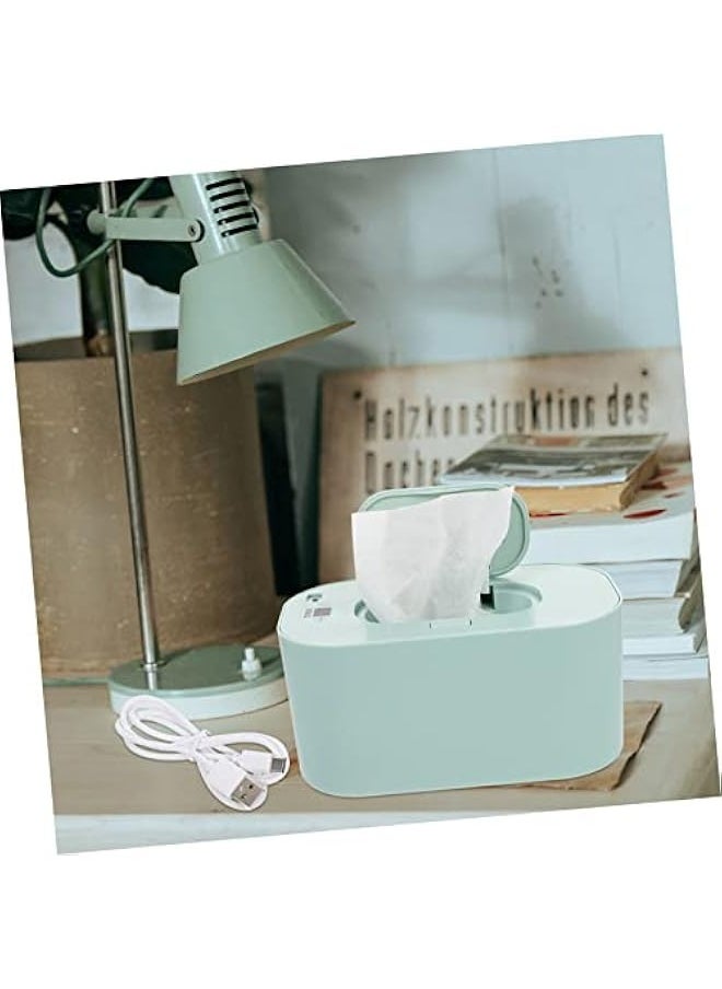 ماركة غير محددة 1 Set Portable USB Baby Wipe Warmer Storage Box Heating Box Newborns Travel Friendly Wipe Dispenser Adjustable Temperature Control  - Image 5