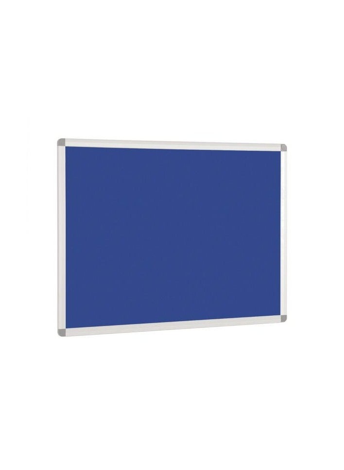 Generic Cork board with metal frame 90 cm * 120 cm - double sided blue& green - Image 1
