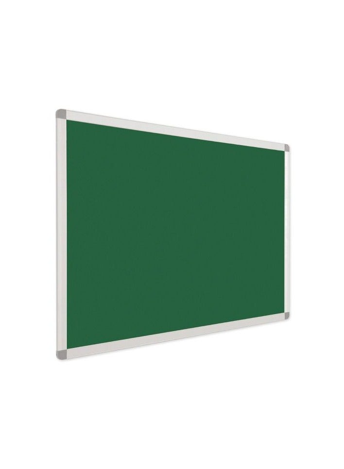 Generic Cork board with metal frame 90 cm * 120 cm - double sided blue& green - Image 2