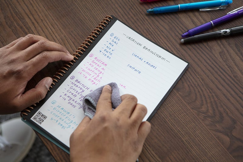 Rocketbook Smart Reusable Notebook, Mini Spiral Notebook, Infinity Black, (3.5" x 5.5") - Image 2