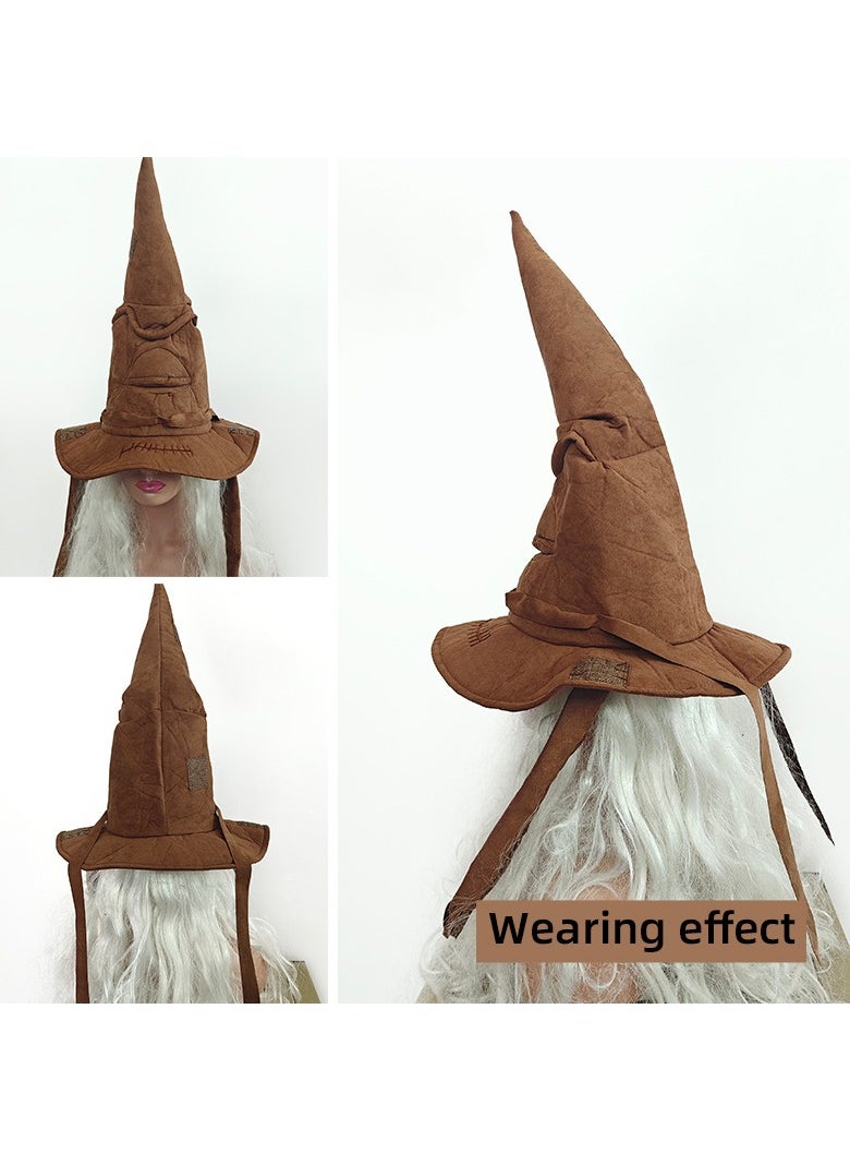 Generic - Witch Hats Thickened Witch Costume Accessories Witches Hat Funny Wizard Hat for Adults and Teens Cosplay Costume Party Festivals Masquerade - Image 1