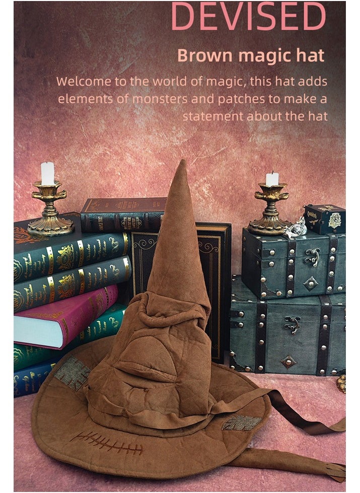 Generic - Witch Hats Thickened Witch Costume Accessories Witches Hat Funny Wizard Hat for Adults and Teens Cosplay Costume Party Festivals Masquerade - Image 1