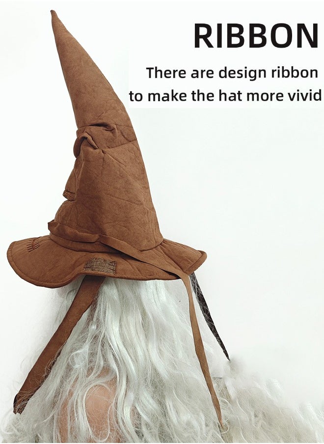 Generic - Witch Hats Thickened Witch Costume Accessories Witches Hat Funny Wizard Hat for Adults and Teens Cosplay Costume Party Festivals Masquerade - Image 1