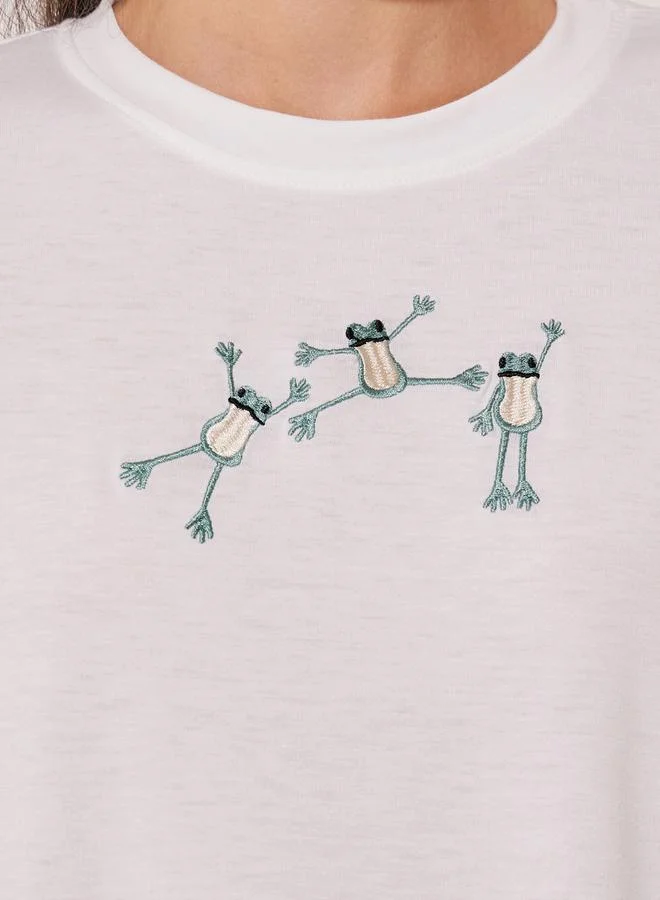 Take Two Graphic Printed Round Neck T-shirt