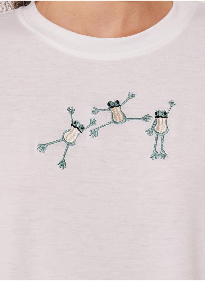 Take Two Graphic Printed Round Neck T-shirt  - Image 4