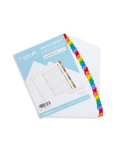 Blue Summit Supplies Alphabet Binder Tab Dividers For 3 Ring Binder Or Notebook, A To Z Dividers With Multicolor Alphabetical Tabs, Includes Customizable Table Of Contents Index, 3 Sets  - Image 4