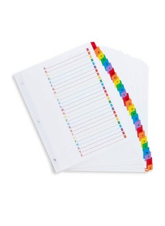 Blue Summit Supplies Alphabet Binder Tab Dividers For 3 Ring Binder Or Notebook, A To Z Dividers With Multicolor Alphabetical Tabs, Includes Customizable Table Of Contents Index, 3 Sets  - Image 5
