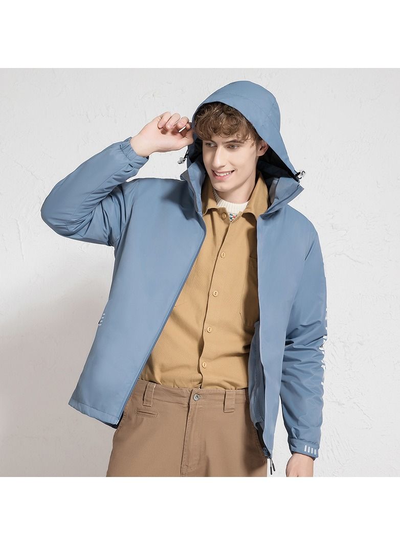 Loquat Three-in-one Detachable Two-piece Hood Waterproof Overcoat