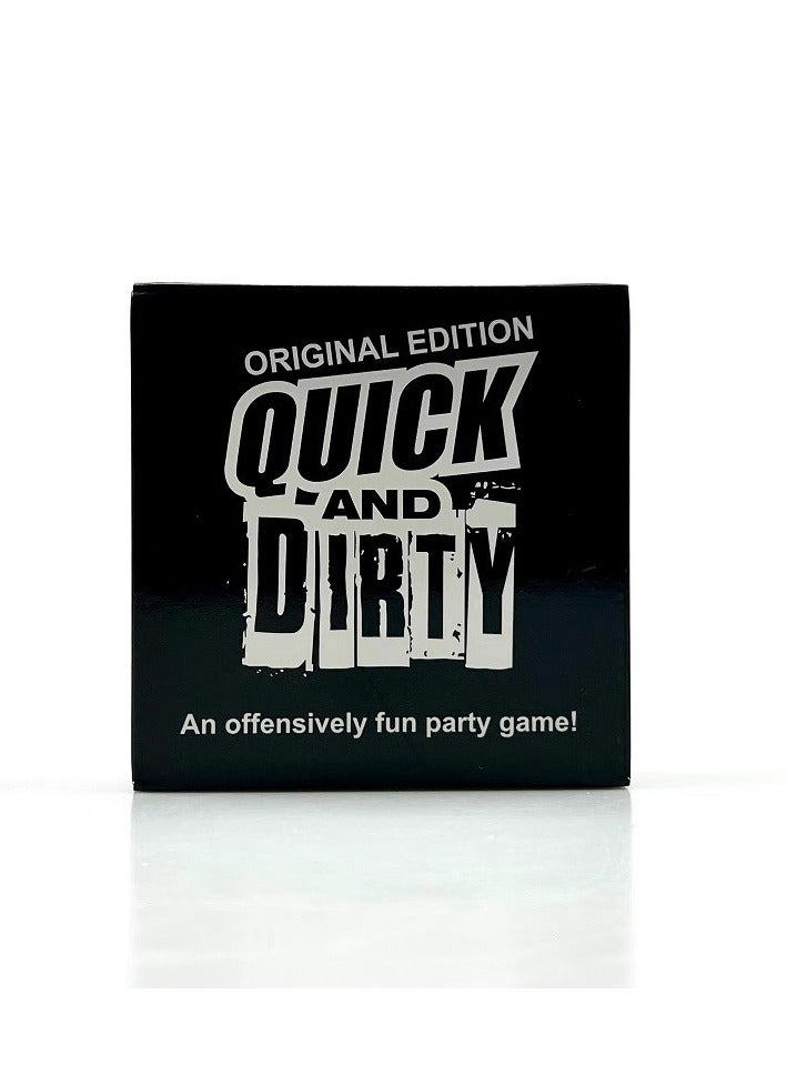 RedMapleTEK Quick and Dirty Family Game Card, Fun Card Game, Party Games and Holiday Card Games - Image 1