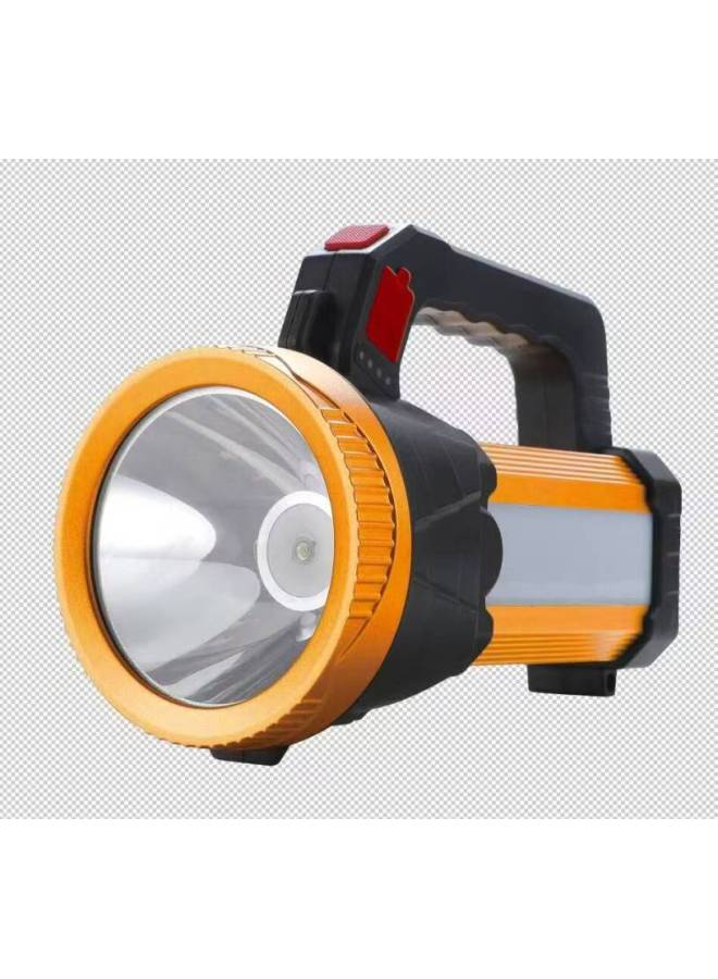 Portable Handheld Torch Light Lamp Decorative Lighting Lantern Style Electric Torch Handle For Outdoor Emergency Use-Color:6801 Single Battery Side Light + Output - Image 1