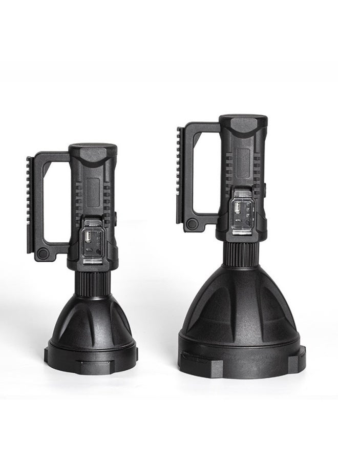 Portable Handheld Torch Light Lamp Decorative Lighting Lantern Style Electric Torch Handle For Outdoor Emergency Use-Color:6801 Single Battery Side Light + Output - Image 4