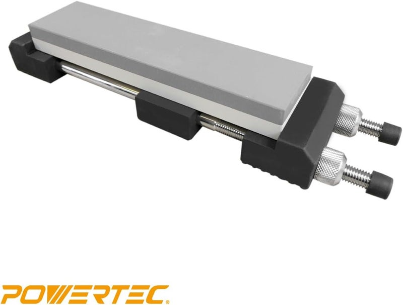 POWERTEC Sharpening Stone Holder – Adjustable Whetstone Stone Holder 5.5" to 9", Non-Slip Rubber Base for Secure Knives Sharpening for Kitchen w/knife Sharpener, Wet, Diamond Stone(71013) - Image 3