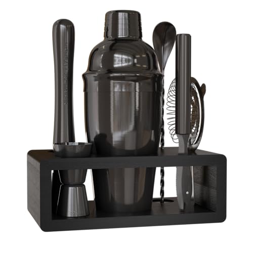 Highball  Chaser Highball & Chaser Cocktail Shaker Set: Bartender Kit for Home Bar Mixology Cocktail Bar Set Plus E-Book with 30 Recipes - Image 1