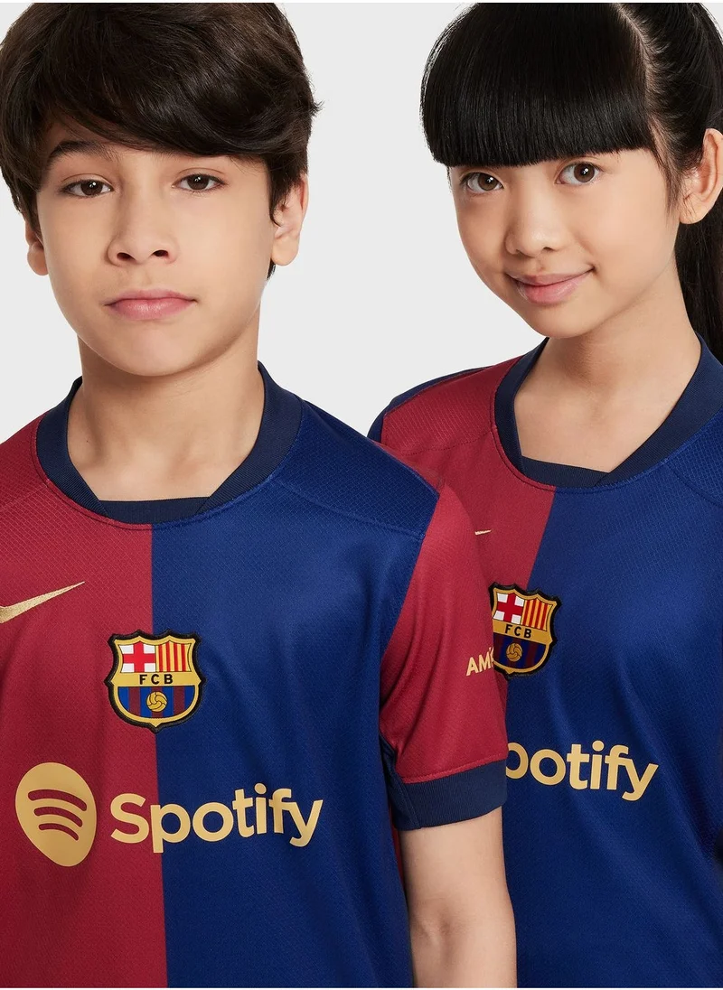Nike Youth Fc Barcelona 24/25 Home Stadium Jersey