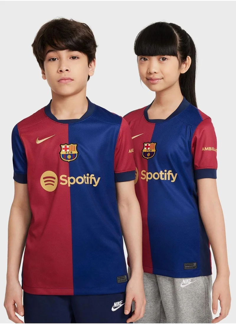 Nike Youth Fc Barcelona 24/25 Home Stadium Jersey