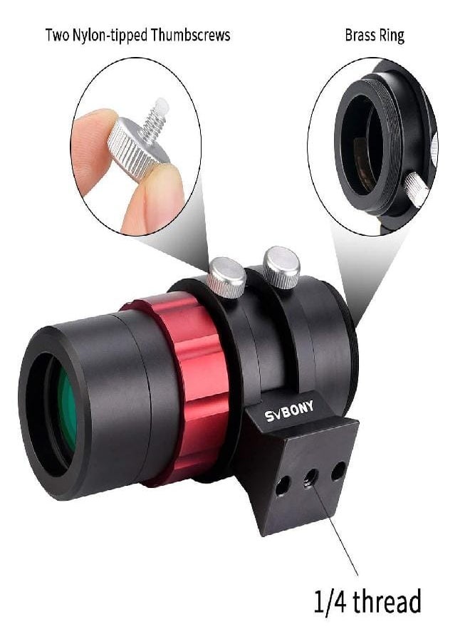 SVBONY - SV165 Mini Guide Scope 30mm F4 Finder Scope Guide Scope for SV305 Pro ZWO QHY Orion Auto Guiding Cameras - Image 1