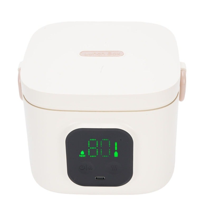 Cordless Electric Lunch Box 25W Heated Lunch Box 500ML 304 Stainless Steel Container Portable Food Warmer Battery Powered for Toddler Boys Girls - Image 2