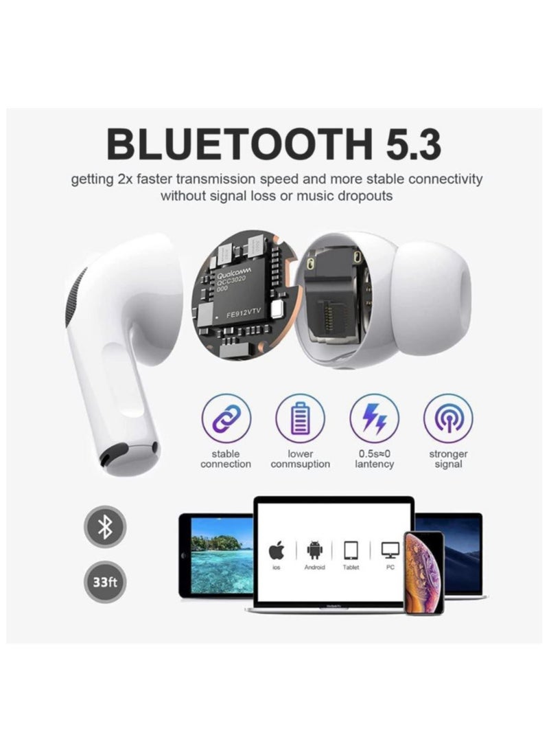 Denx - Internal Bluetoot Earbuds With Noise Isolation And Wireless Charging Feature - Image 1