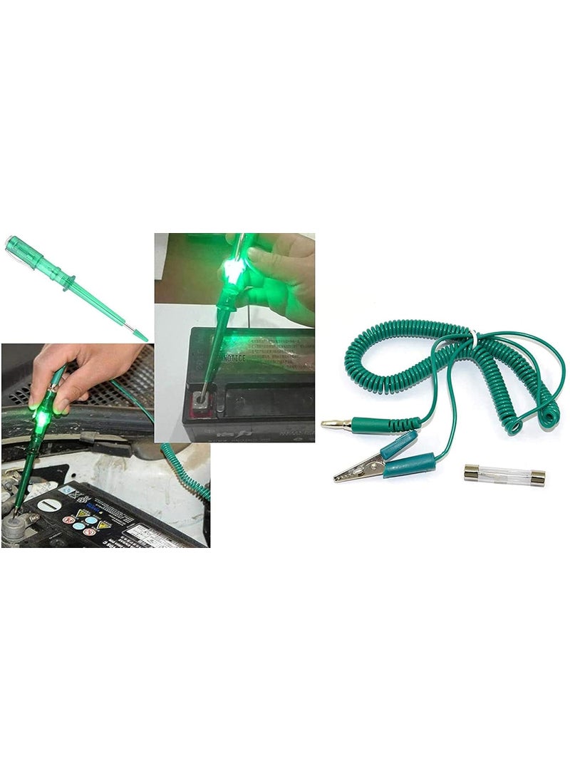 DIY Crafts DIY Crafts CTDIYHI34280 Auto Car Battery Tester Light Circuit Tester Lamp Voltage DC 6V 12V 24V Copper Test Pen  - Image 4