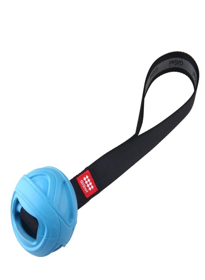 GiGwi Go! Fetch Slinger Ball for Dogs, Durable Fetch Toy for Tough Chewers, Sturdy Nylon Handle for Tug, Training, Throwing, Promotes Healthy Exercise, High Visibility, Reduces Boredom, Blue, Medium - Image 3