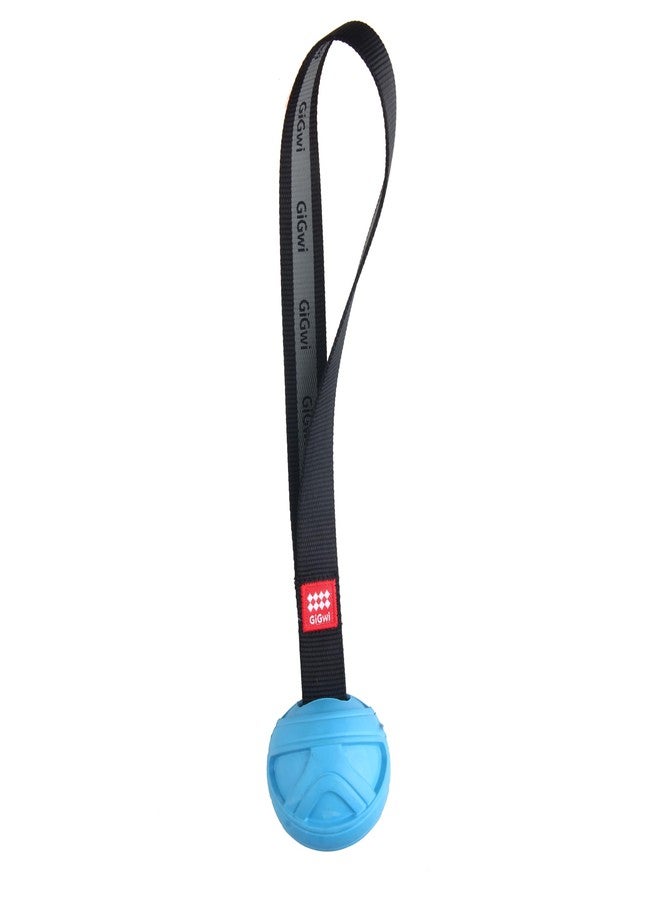 GiGwi Go! Fetch Slinger Ball for Dogs, Durable Fetch Toy for Tough Chewers, Sturdy Nylon Handle for Tug, Training, Throwing, Promotes Healthy Exercise, High Visibility, Reduces Boredom, Blue, Medium - Image 2