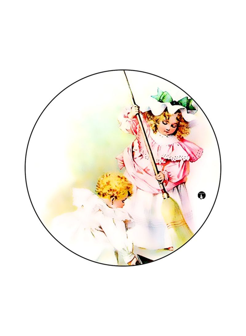 Vintage Art Printed Mouse Pad Multicolour