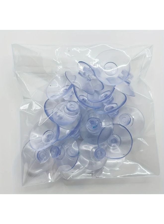 20pcs Transparent Small PVC Suction Cups For Bathroom Car Windscreen Home Decoration - Image 2