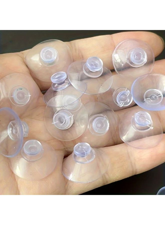 20pcs Transparent Small PVC Suction Cups For Bathroom Car Windscreen Home Decoration - Image 5