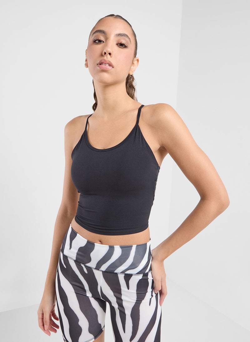 FRWD Strappy Back Cutout Detail Sports Bra  - Image 1