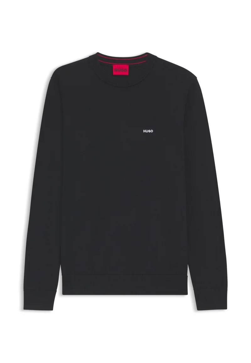 HUGO Regular-fit sweater in a cotton blend