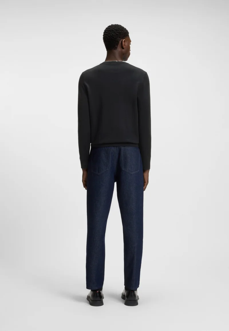 HUGO Regular-fit sweater in a cotton blend