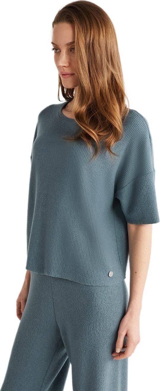 Penye Mood Women's Blue Pajama Set 9529  - Image 4
