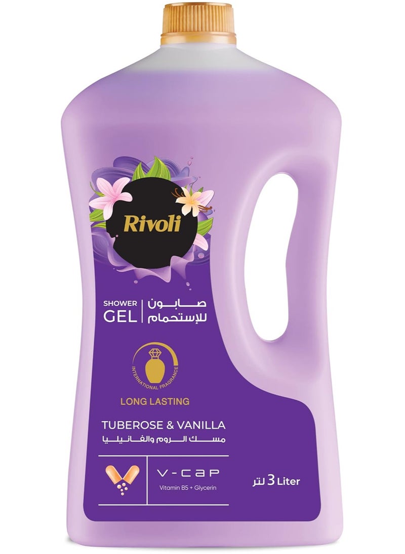 Rivoli - RIVOLI Shower GeL Tuberose and Vanilla 3 LITERS - Image 1