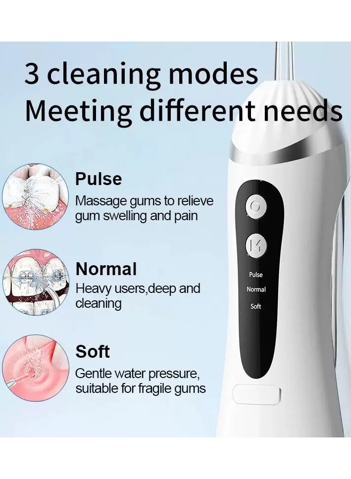 Rechargeable Cordless Water Flosser with Multiple Tips Electric Dental Water Flosser for Effective Teeth CleaningUSB Rechargeable Water Flosser for Home & Travel  - Image 4
