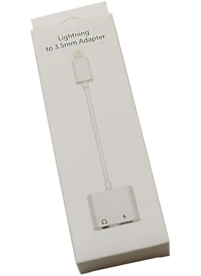 erorex - 2 In 1 Headphone Adapter Jack Lightning To 3.5Mm Aux Cord Splitter For Iphone 7 7Plus 8 - Image 1