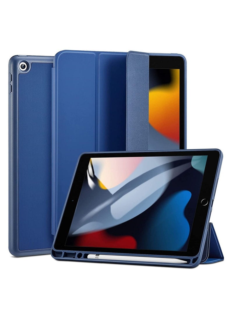 ELTRAZONE Pencil Case Compatible with iPad 9/8/7 (10.2-Inch, 2021/2020/2019), iPad Case with Pencil Holder, Trifold Stand, Auto Sleep/Wake, Rebound Series - Image 1