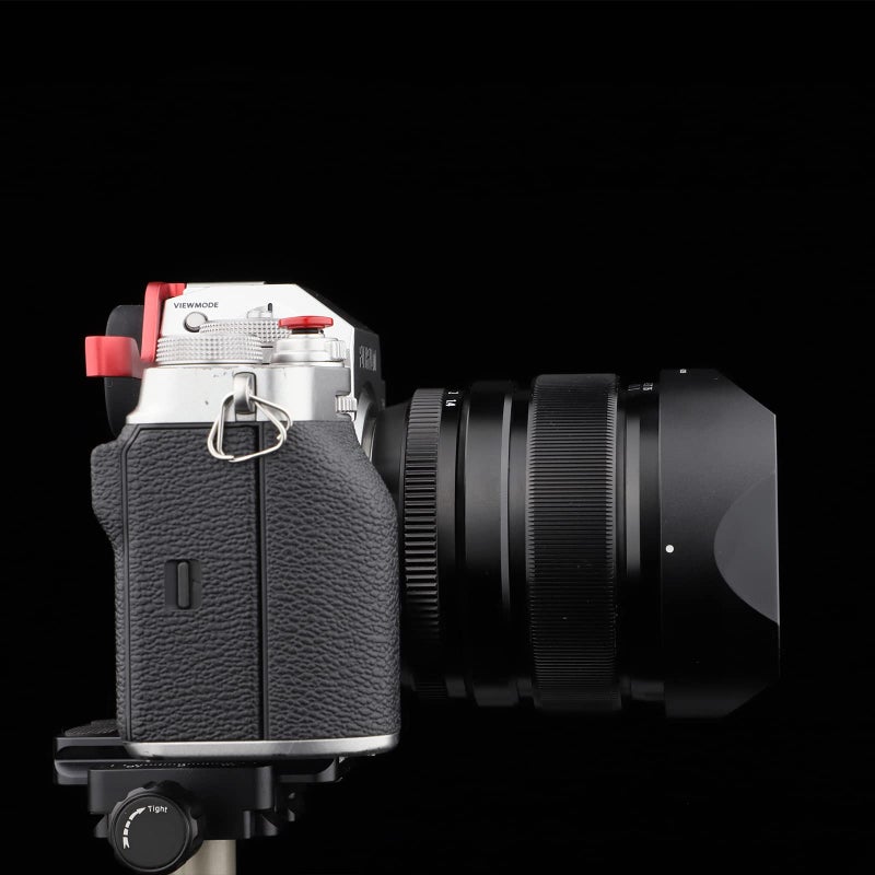 Haoge Square Metal Lens Hood for Fujifilm XF 23mm F1.4 R, Fuji XF 56mm F1.2 R and Fujinon XF 56mm F1.2 R APD Lens Replaces Fuji LH-XF23 Lens Hood Haoge LH-X23B Dedicated Shade with Metal Cap - Image 4