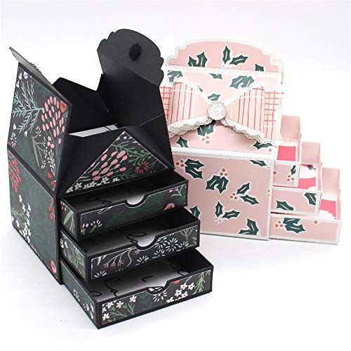 K.S. CRAFT KSCRAFT Milk Carton Box with Drawers Metal Cutting Dies Stencils for DIY Scrapbooking/Photo Album Decorative Embossing DIY Paper Cards - Image 3