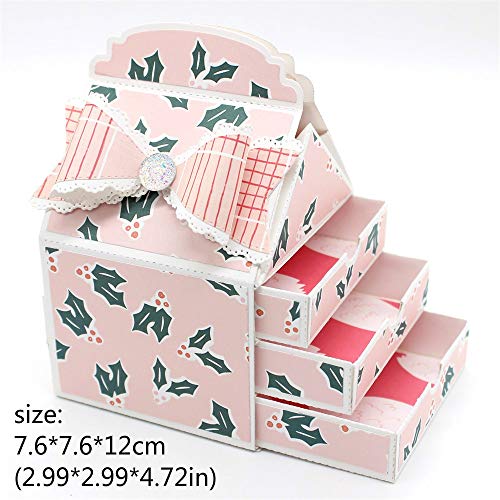 K.S. CRAFT KSCRAFT Milk Carton Box with Drawers Metal Cutting Dies Stencils for DIY Scrapbooking/Photo Album Decorative Embossing DIY Paper Cards - Image 5